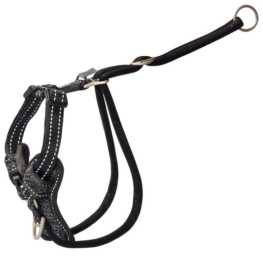 Rogz Control Stop Pull Harness Black