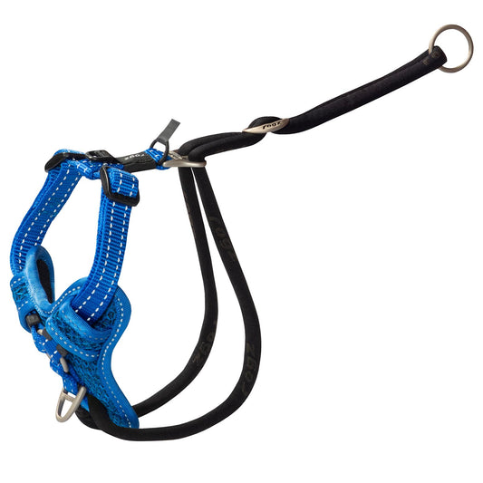 Rogz Control Stop Pull Harness Blue