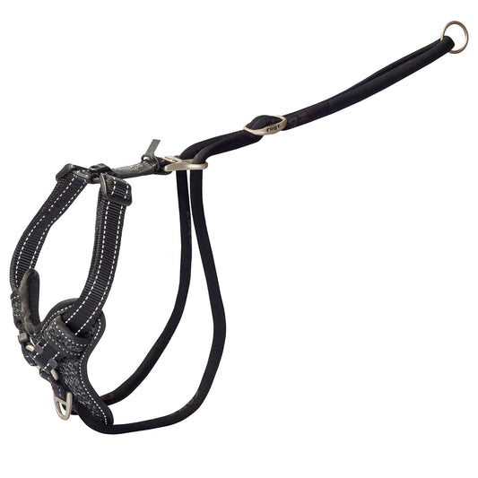 Rogz Control Stop Pull Harness Black