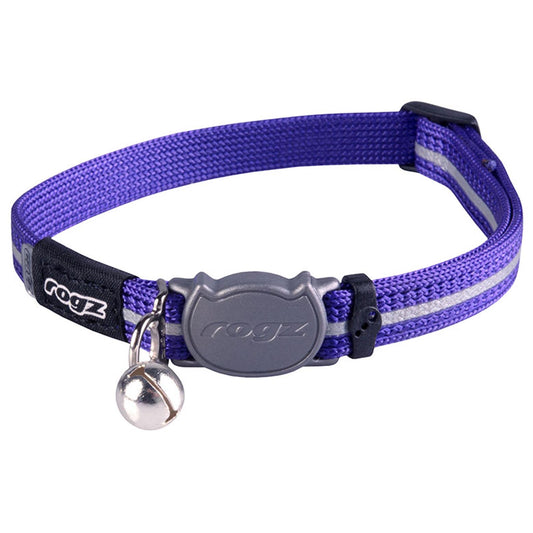 Rogz Alleycat Safety Release Collar Purple