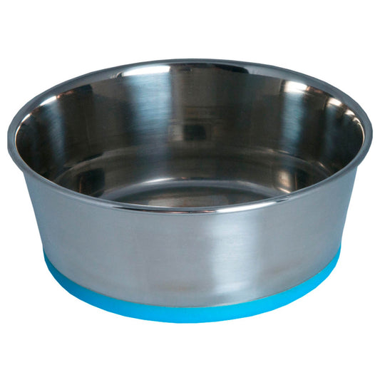 Rogz Slurp Stainless Steel Bowl Blue