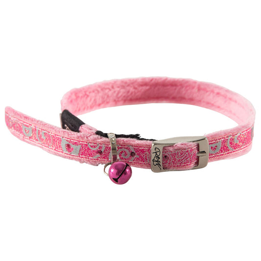 Rogz Sparklecat Pin Buckle Collar Pink