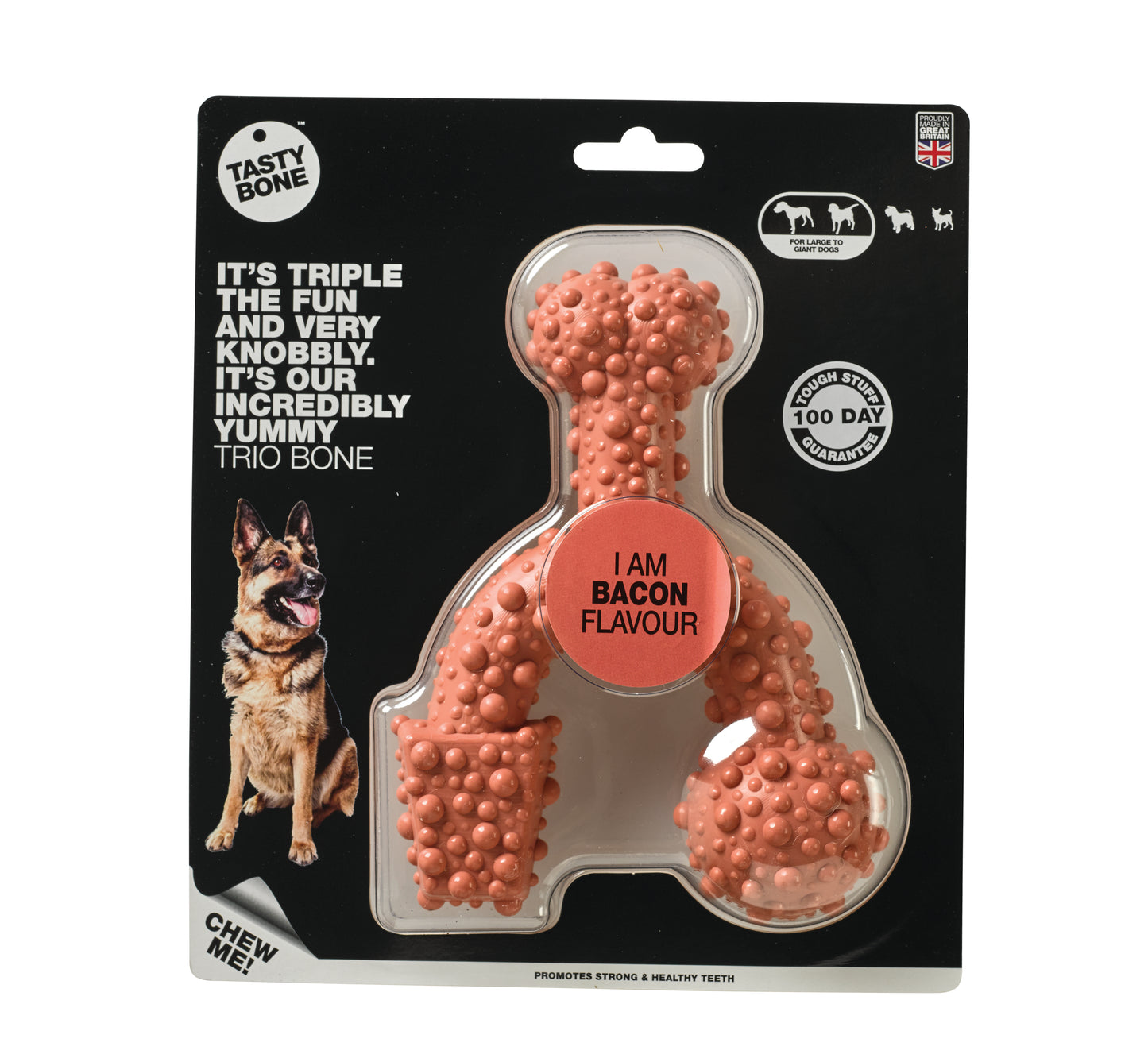 Tasty Bone Nylon Trio Bacon