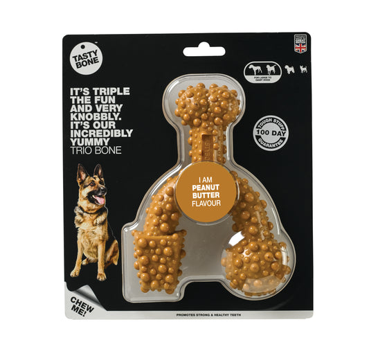 Tasty Bone Nylon Trio Peanut Butter