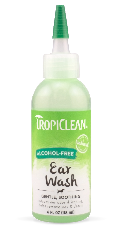 Tropiclean Alcohol Free Ear Wash 118ml