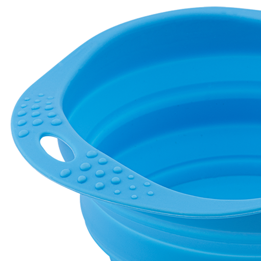 Beco Collapsible Travel Bowl Blue