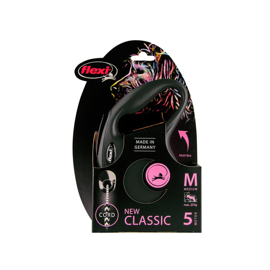 Flexi Classic Cord Black