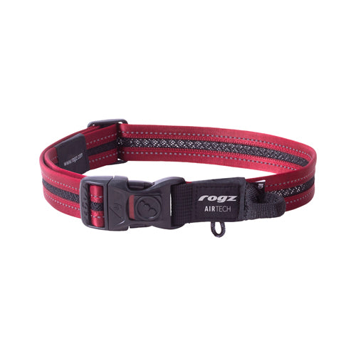 Rogz AirTech Classic Collar Rock Red