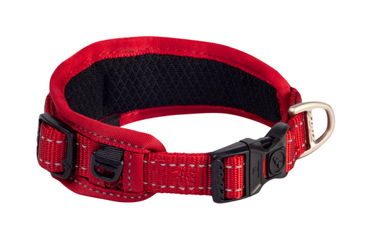 Rogz Classic Padded Collar Red