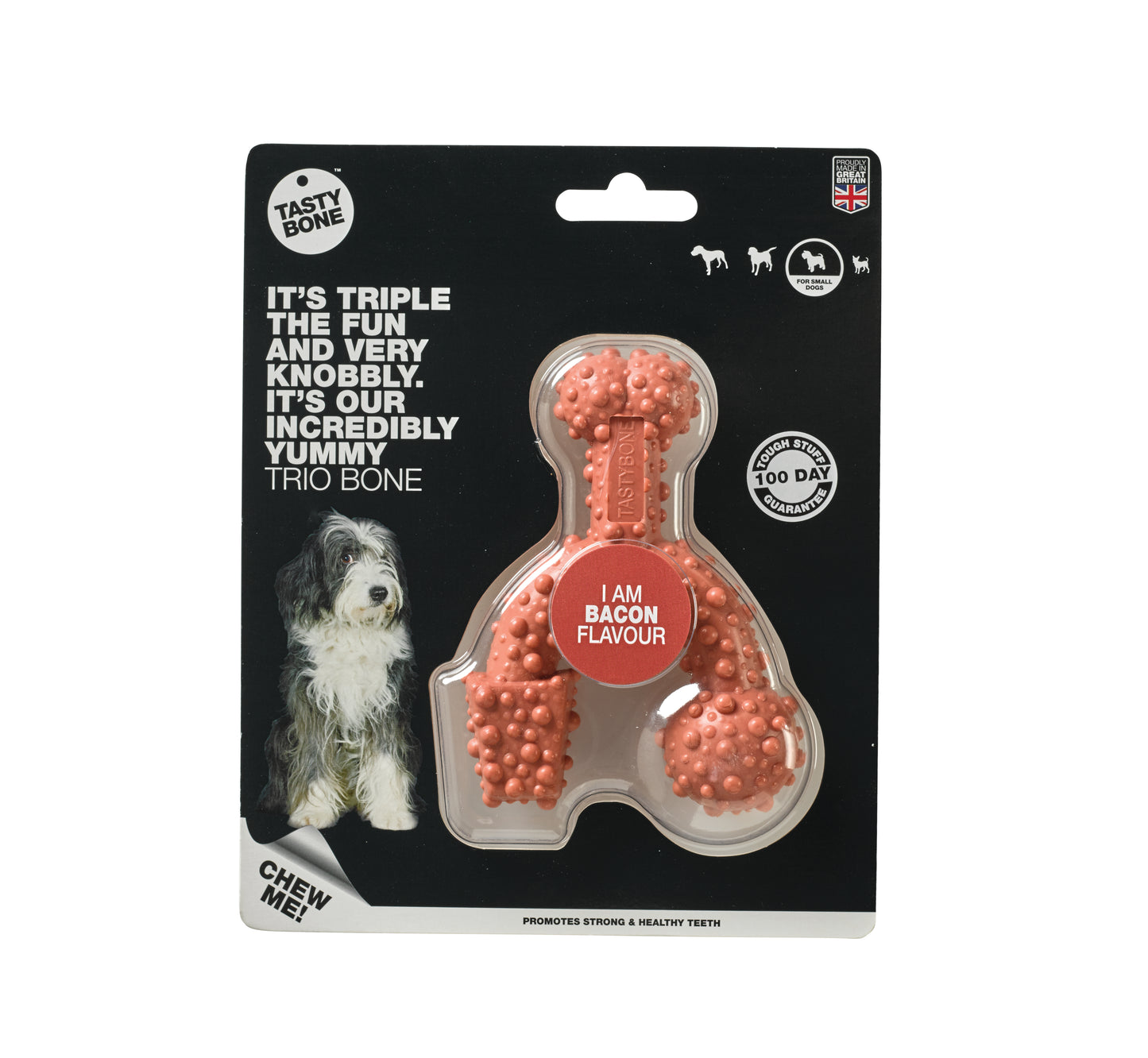 Tasty Bone Nylon Trio Bacon
