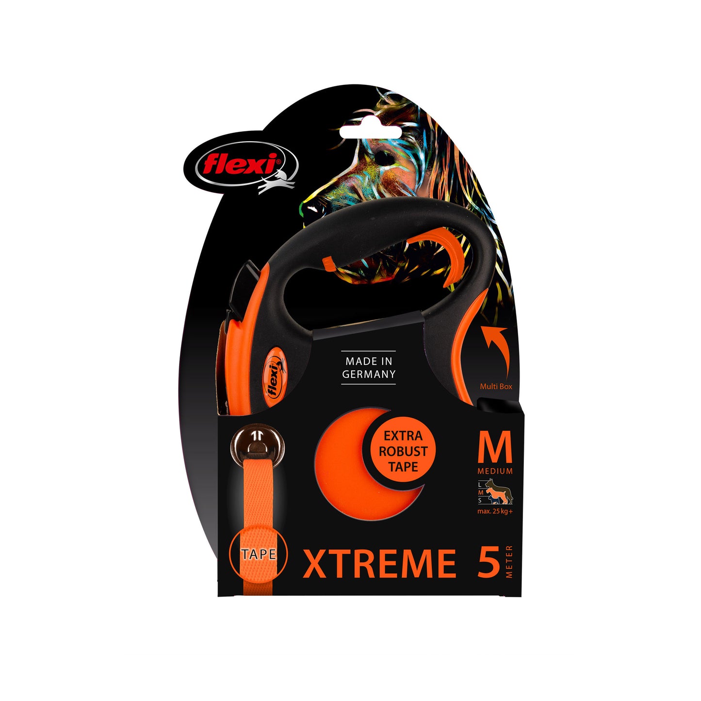 Flexi Xtreme Tape Black/Orange