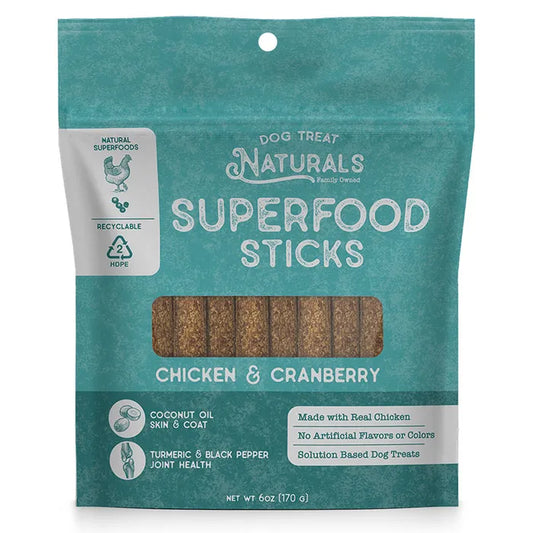 Dog Treat Naturals Superfood Sticks